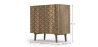Buy Small Cabinet, Mango Wood, Boho Bali Design - Fre Natural wood 60369 at MyFaktory