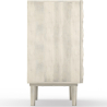 Buy Wooden Sideboard - Boho Bali Design - White - Waya White 60373 in the Europe