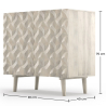 Buy Wooden Sideboard - Boho Bali Design - White - Waya White 60373 - in the EU