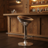 Buy Aviator Bar Stool - Premium Leather Brown 26711 at MyFaktory