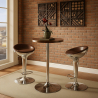 Buy Aviator Bar Stool - Premium Leather Brown 26711 - in the EU