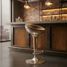 Buy Aviator Bar Stool - Premium Leather Brown 26711 in the Europe