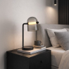 Buy Table lamp in modern design, smoked glass - Nam Smoke 60392 in the Europe