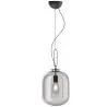 Buy Glass pendant light in modern design, metal and glass - Crada - small Smoke 60401 - in the EU