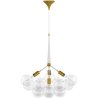 Buy Glass Ball Ceiling Lamp - Design Pendant Lamp - 12 Globes - Plaus White 60404 - in the EU
