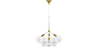 Buy Glass Ball Ceiling Lamp - Design Pendant Lamp - 12 Globes - Plaus White 60404 - in the EU