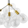 Buy Pendant lamp, globe chandelier in modern design, 12 glass globes - Plaus White 60404 in the Europe