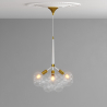 Buy Pendant lamp, globe chandelier in modern design, 9 glass globes - Plaus White 60405 in the Europe