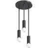 Buy Cluster pendant lamp in scandinavian style, metal - Treck Black 60235 at MyFaktory