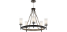 Buy Chandelier Ceiling Lamp Vintage Style in Metal - Frox Black 60406 - in the EU