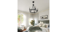 Buy Chandelier Ceiling Lamp Vintage Style in Metal - Frox Black 60406 in the Europe