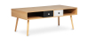 Buy Scandinavian style coffee table in wood - Reui Natural wood 60407 at MyFaktory