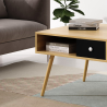 Buy Scandinavian style coffee table in wood - Reui Natural wood 60407 - in the EU
