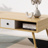 Buy Scandinavian style coffee table in wood - Reui Natural wood 60407 - prices
