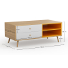 Buy Wooden TV Stand - Scandinavian Design - Preius Natural wood 60408 with a guarantee