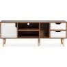 Buy Wooden TV Stand - Scandinavian Design - Lal Natural wood 60409 - in the EU