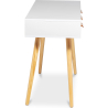 Buy Scandinavian style desk in wood - Morgan White 60412 in the Europe