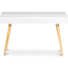Buy Scandinavian style desk in wood - Morgan White 60412 home delivery