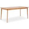Buy Scandinavian style extendable dining table in wood 160/200CM - Cire Natural wood 60413 in the Europe