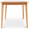 Buy Scandinavian style extendable dining table in wood 160/200CM - Cire Natural wood 60413 home delivery