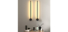 Buy Aluminum stick wall light in modern design, 50cm - Grobe Black 60420 - in the EU