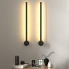 Buy Aluminum stick wall light in modern design, 50cm - Grobe Black 60420 - in the EU