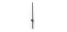 Buy Aluminum stick wall light in modern design, 80cm - Grobe Black 60421 in the Europe