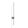 Buy Aluminum stick wall light in modern design, 80cm - Grobe Black 60421 home delivery