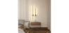 Buy Aluminum stick wall light in modern design, 100cm - Grobe Black 60422 at MyFaktory