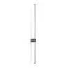 Buy Aluminum stick wall light in modern design, 100cm - Grobe Black 60422 home delivery