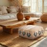 Buy Pouffe Boho Bali , Square in Cotton - Iris Bali Cream 60245 - prices