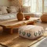 Buy Pouffe Boho Bali , Square in Cotton - Iris Bali Cream 60245 - prices