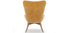 Buy Velvet upholstered armchair with footrest - Wub Yellow 60097 with a guarantee