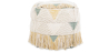 Buy Pouffe Boho Bali , Square in Cotton and wool- Janet Bali Multicolour 60248 - in the EU