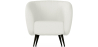 Buy White boucle upholstered armchair - Oysa White 60338 in the Europe