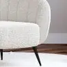 Buy White boucle upholstered armchair - Oysa White 60338 - in the EU