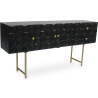 Buy Wooden Console - Vintage Design Sideboard - Black -Fros Black 60375 at MyFaktory