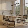 Buy Dining Chair, Natural Rattan And Black Wood - Lona Black 60451 - in the EU