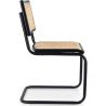 Buy Dining Chair, Natural Rattan And Black Wood - Lona Black 60451 in the Europe