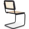 Buy Dining Chair, Natural Rattan And Black Wood - Lona Black 60451 home delivery