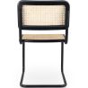 Buy Dining Chair, Natural Rattan And Black Wood - Lona Black 60451 with a guarantee