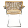 Buy Dining Chair with Armrests - Vintage Design - Wood and Rattan - Lia Natural 60452 at MyFaktory