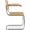 Buy Dining Chair with Armrests - Vintage Design - Wood and Rattan - Lia Natural 60452 home delivery