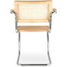 Buy Dining Chair with Armrests - Vintage Design - Wood and Rattan - Lia Natural 60452 at MyFaktory