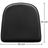 Buy X4 Cushion for Bistrot Metalix chair and stool  Black 60461 home delivery