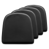 Buy X4 Cushion for Bistrot Metalix chair and stool  Black 60461 - in the EU