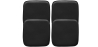 Buy Pack of 4 Magnetic Cushions for Square Bistrot Chair Seat – Faux Leather – Metalix Black 60464 - in the EU