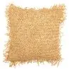 Buy Square Boho Bali Cushion, Raffia cover + filling - Alizon Natural 60197 - in the EU