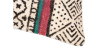 Buy Square Cotton Cushion in Boho Bali Style cover + filling - Blair Multicolour 60179 in the Europe