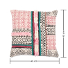Buy Square Cotton Cushion in Boho Bali Style cover + filling - Blair Multicolour 60179 home delivery